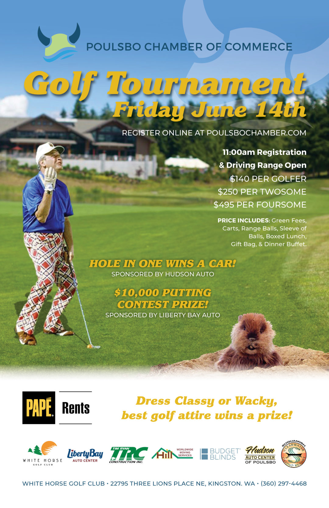 Golf Tournament Poulsbo Chamber of Commerce